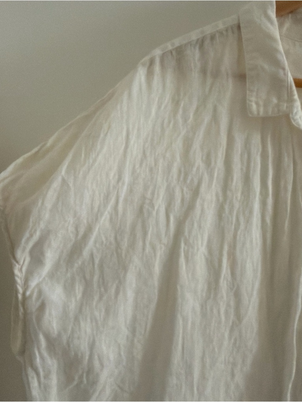 Grae Cove Women's Linen Oversized Boxy  Top Size XXL White Button Up Lagenlook - Picture 8 of 10